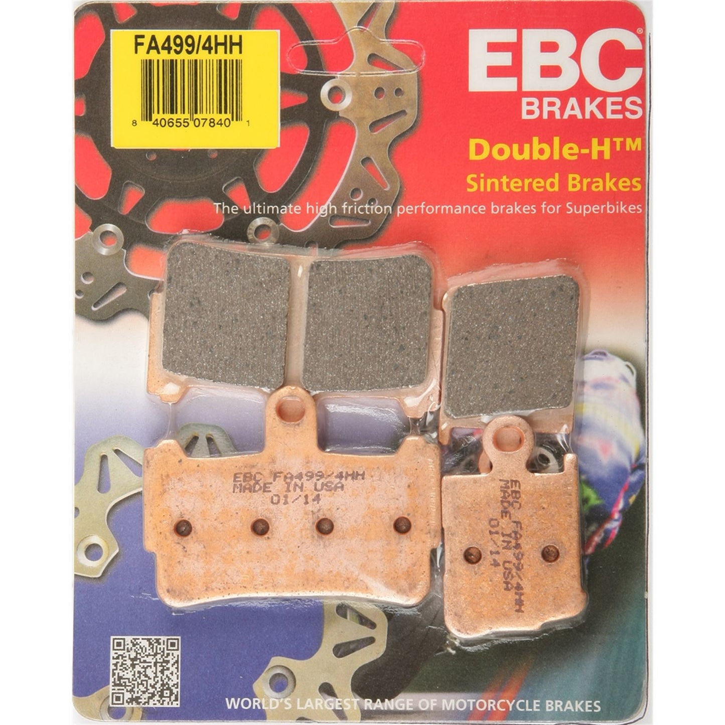 EBC Brakes Brake Pads [MPN: FA499/4HH]_2262