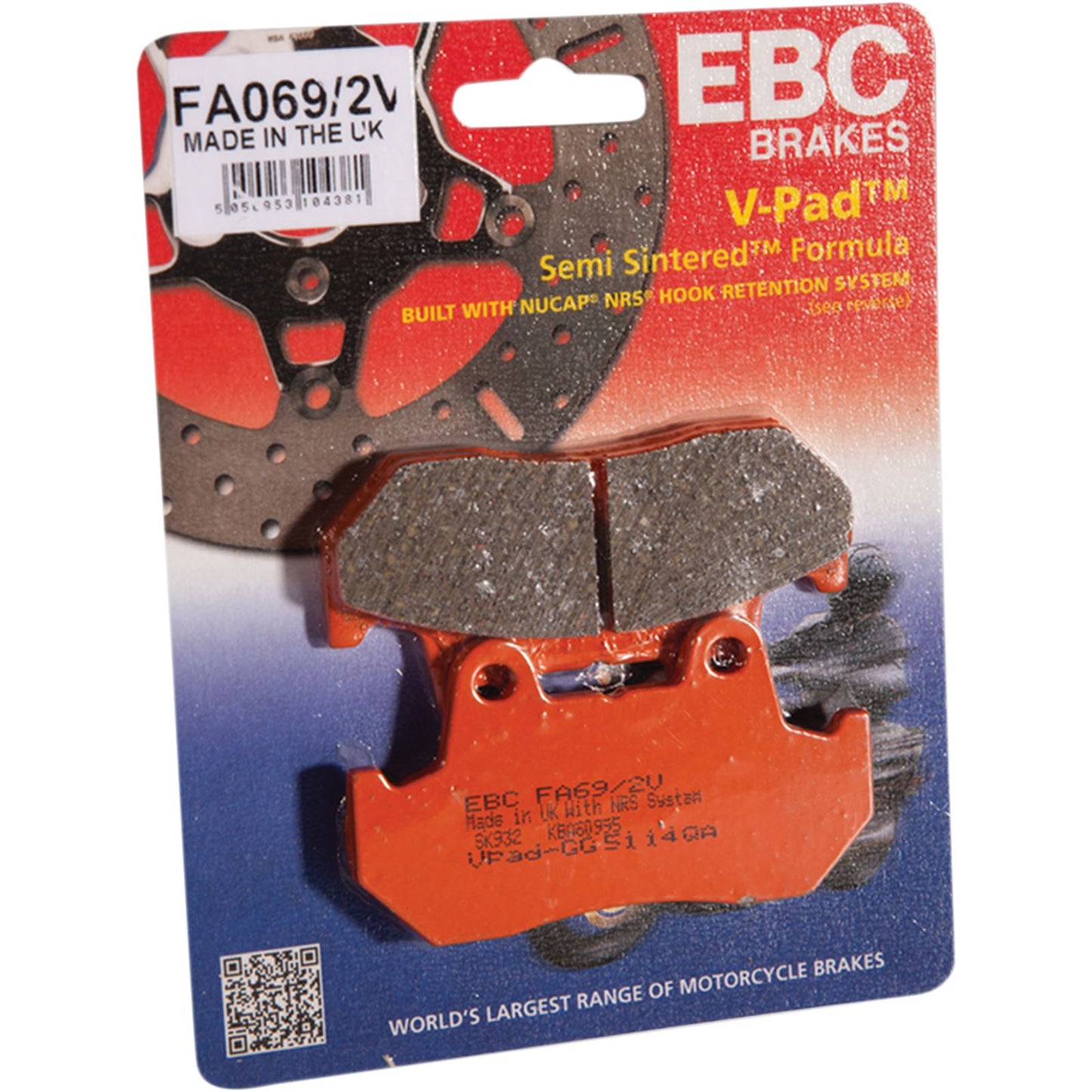 EBC Brakes Brake Pads FA69/2_379920