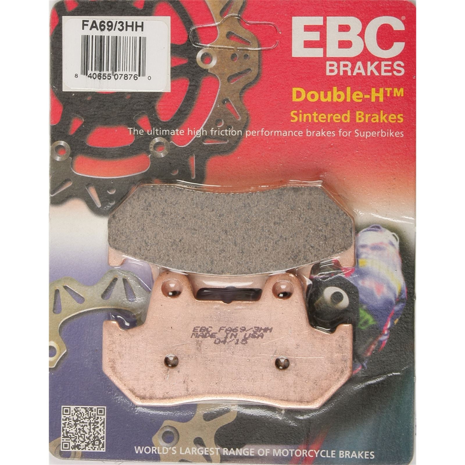 EBC Brakes Brake Pads FA69/3HH_2292