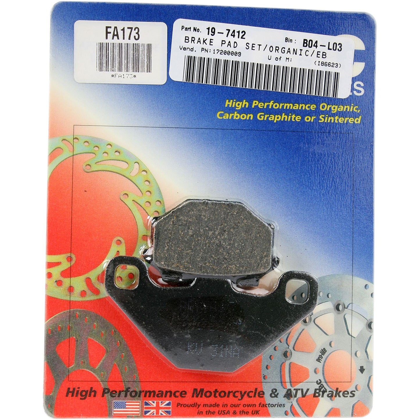 EBC Brakes Brake Pads FA173_378769