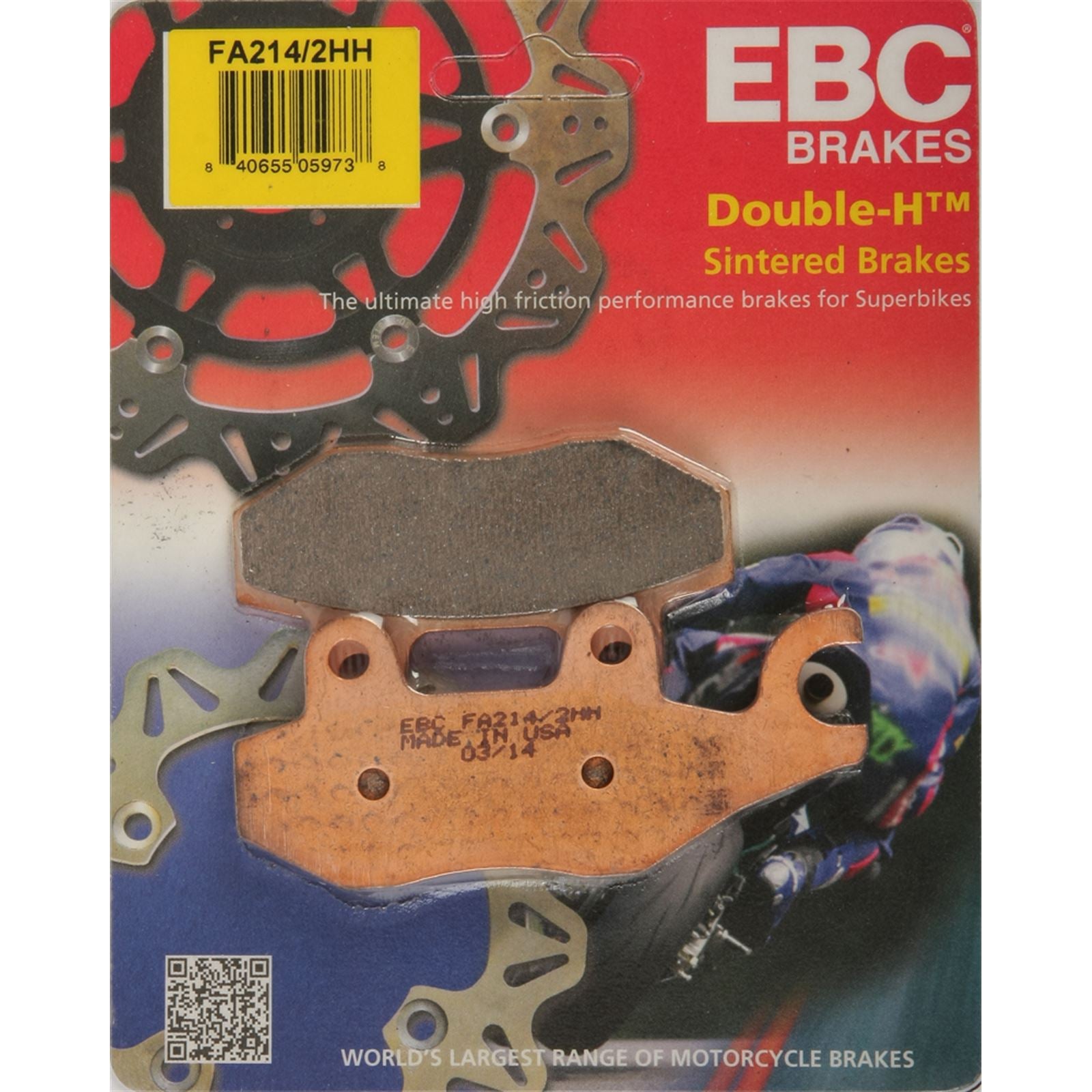 EBC Brakes Brake Pads FA214/2HH_2457