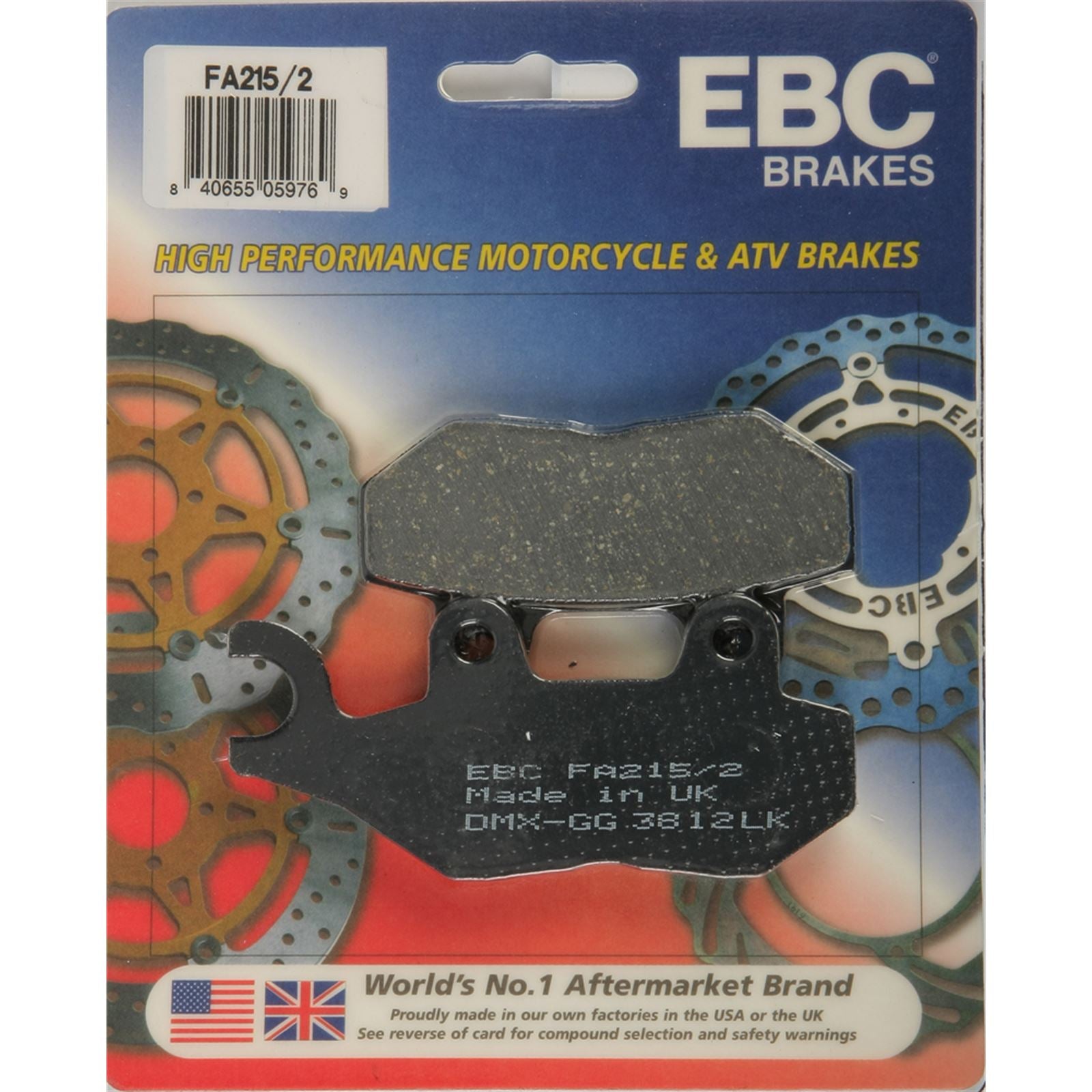 EBC Brakes Brake Pads FA215/2_2458