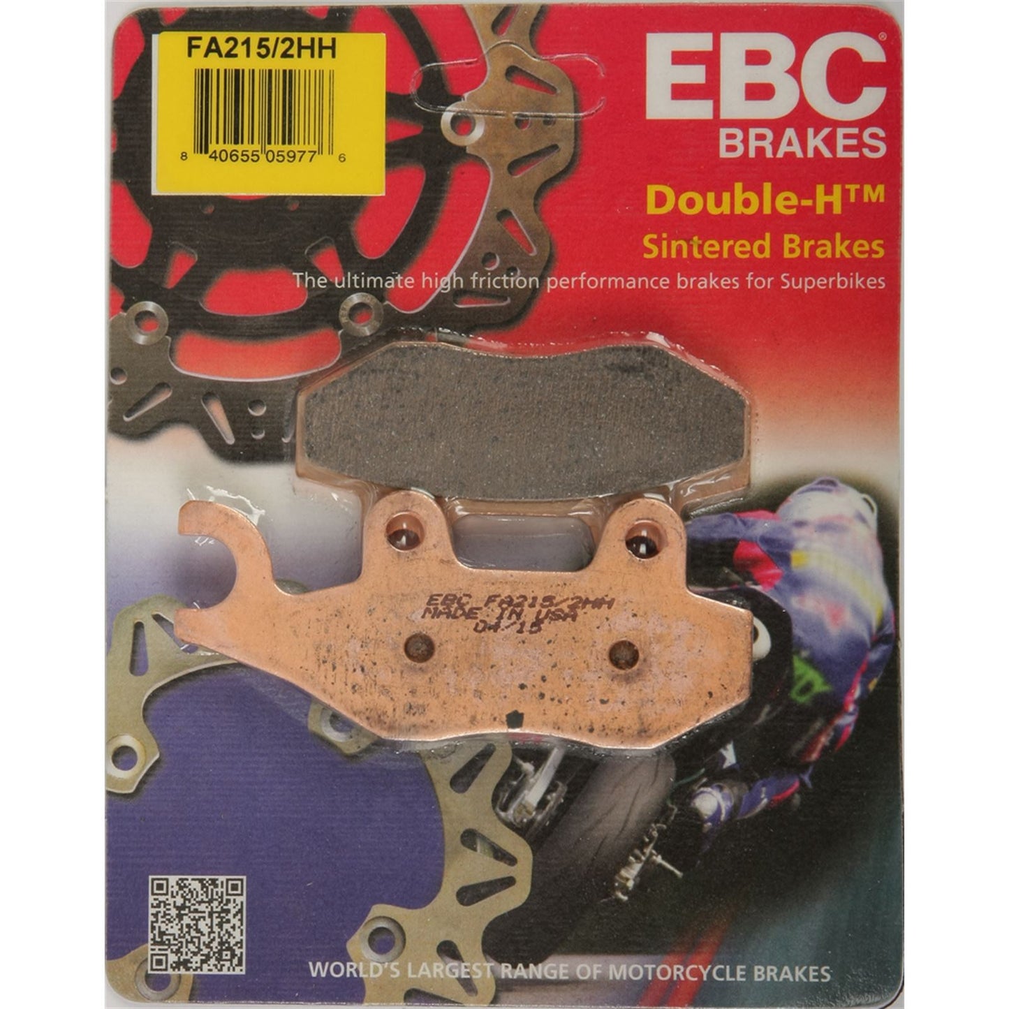 EBC Brakes Brake Pads FA215/2HH_2459