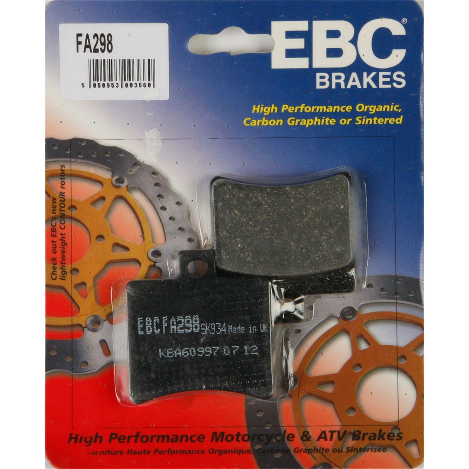 EBC Brakes Brake Pads FA298_2467