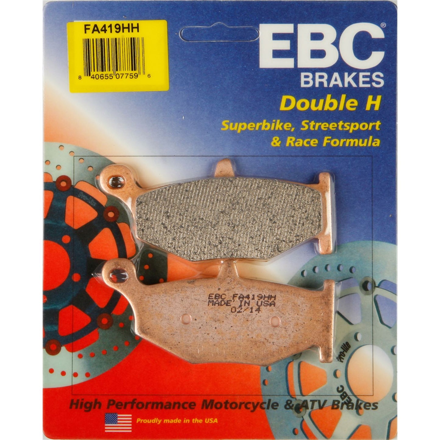 EBC Brakes Brake Pads FA419HH_2499