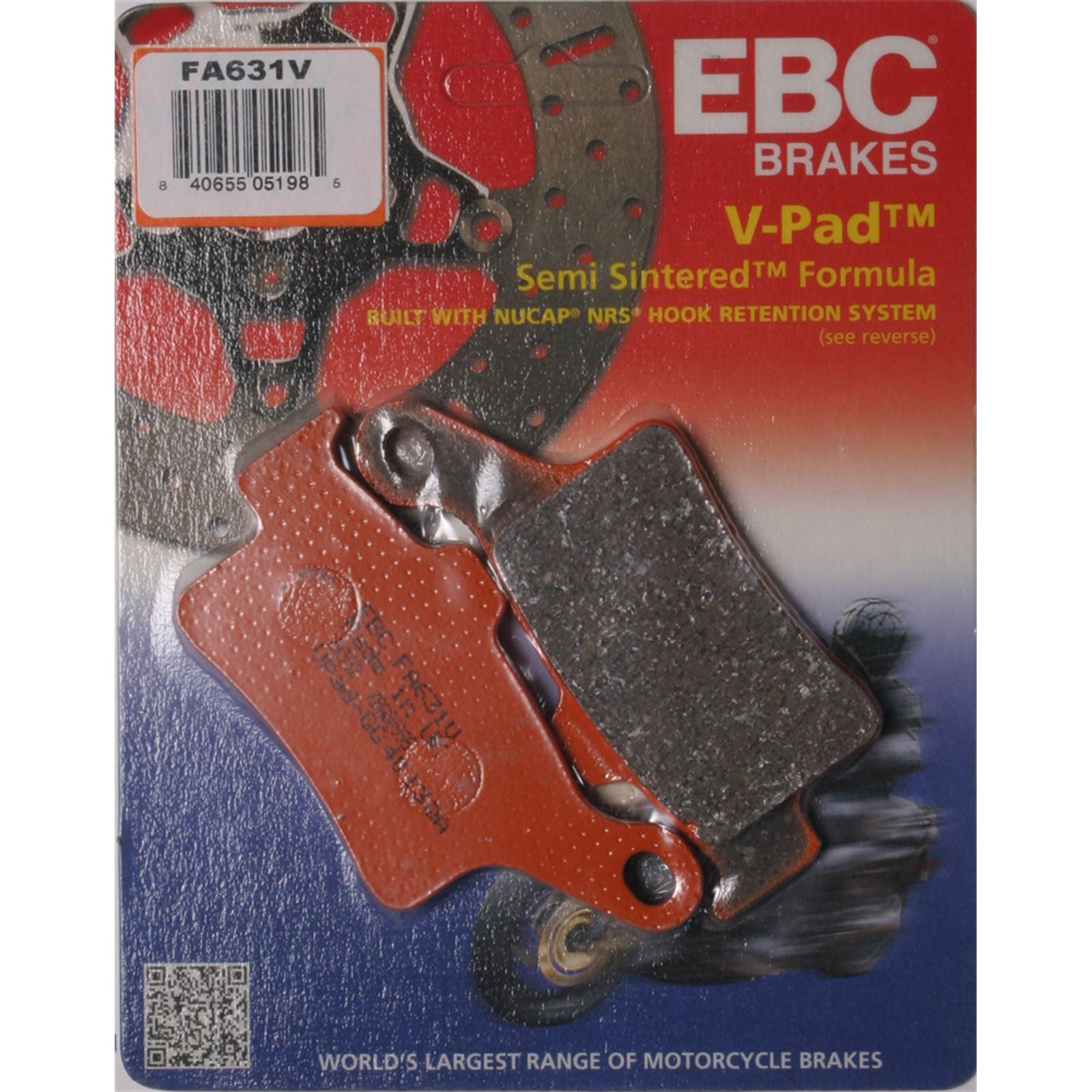 EBC Brakes Brake Pads V-Series FA631V_2518