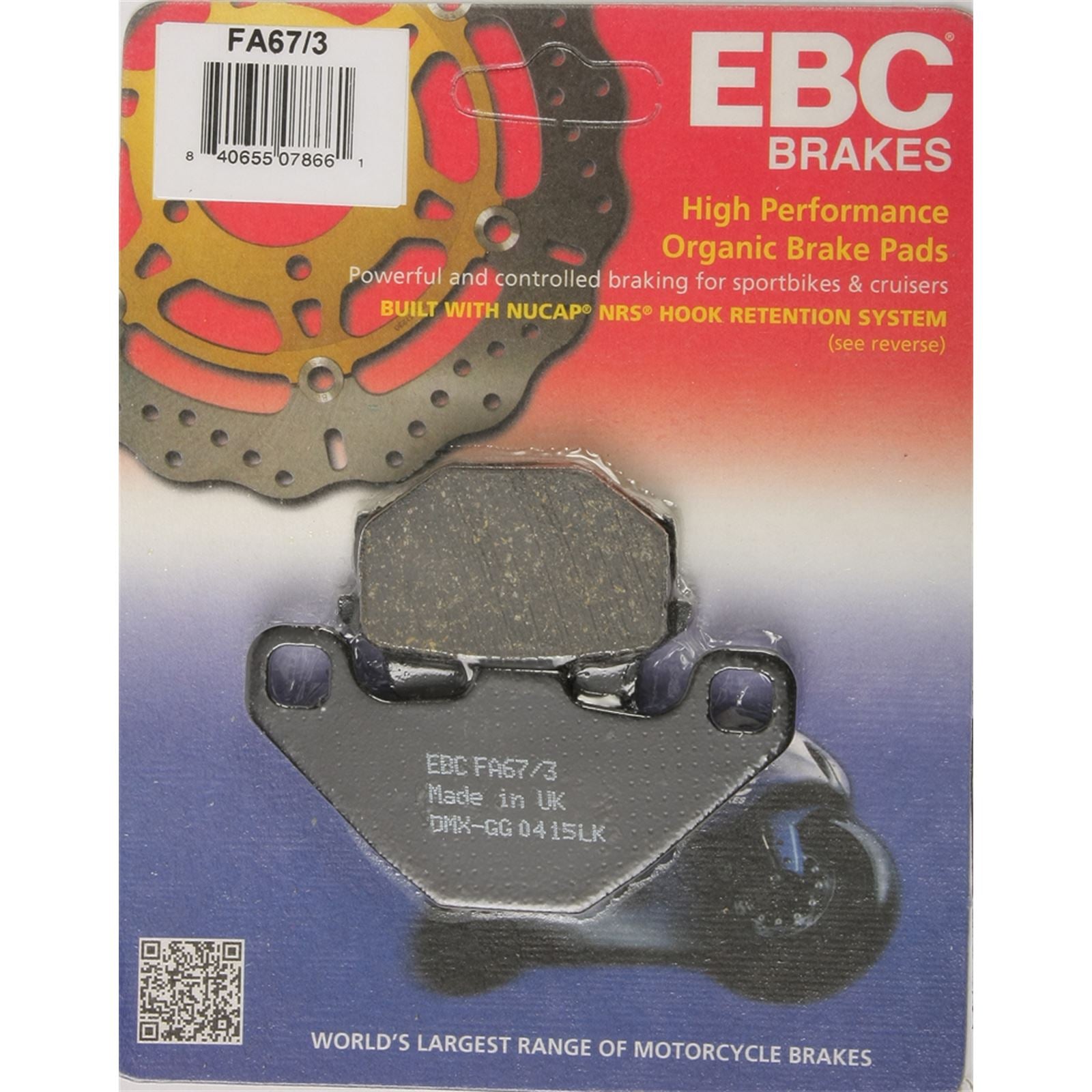 EBC Brakes Brake Pads FA67/3_2519