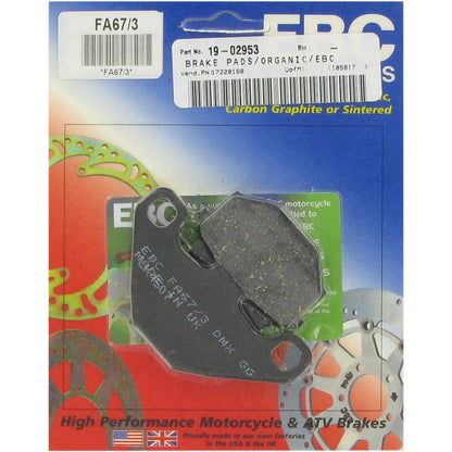 EBC Brakes Brake Pads FA67/3_379160