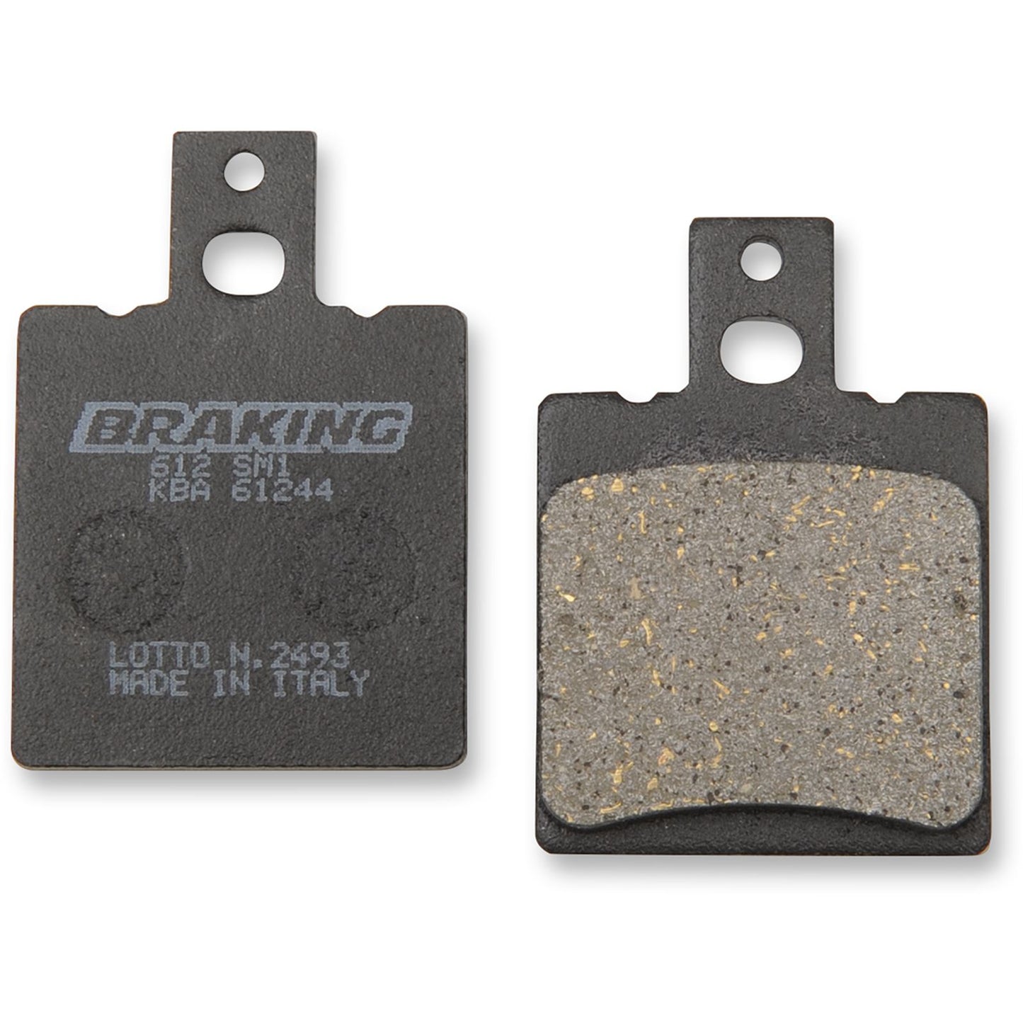 Braking Brake Pad Set Semi-Metallic [MPN: 612SM1]_355845