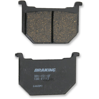 Braking Brake Pad Set Semi-Metallic [MPN: 646SM1]_355849