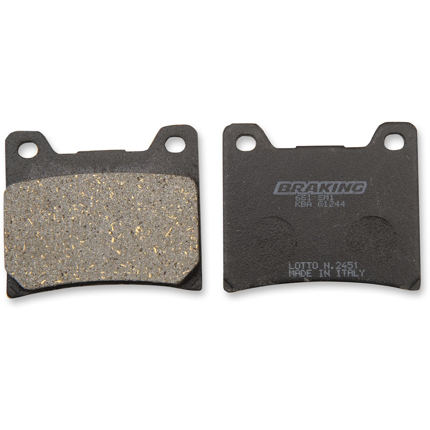Braking Brake Pad Set Semi-Metallic [MPN: 661SM1]_355851
