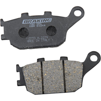 Braking Brake Pad Set Semi-Metallic [MPN: 742SM1]_355875