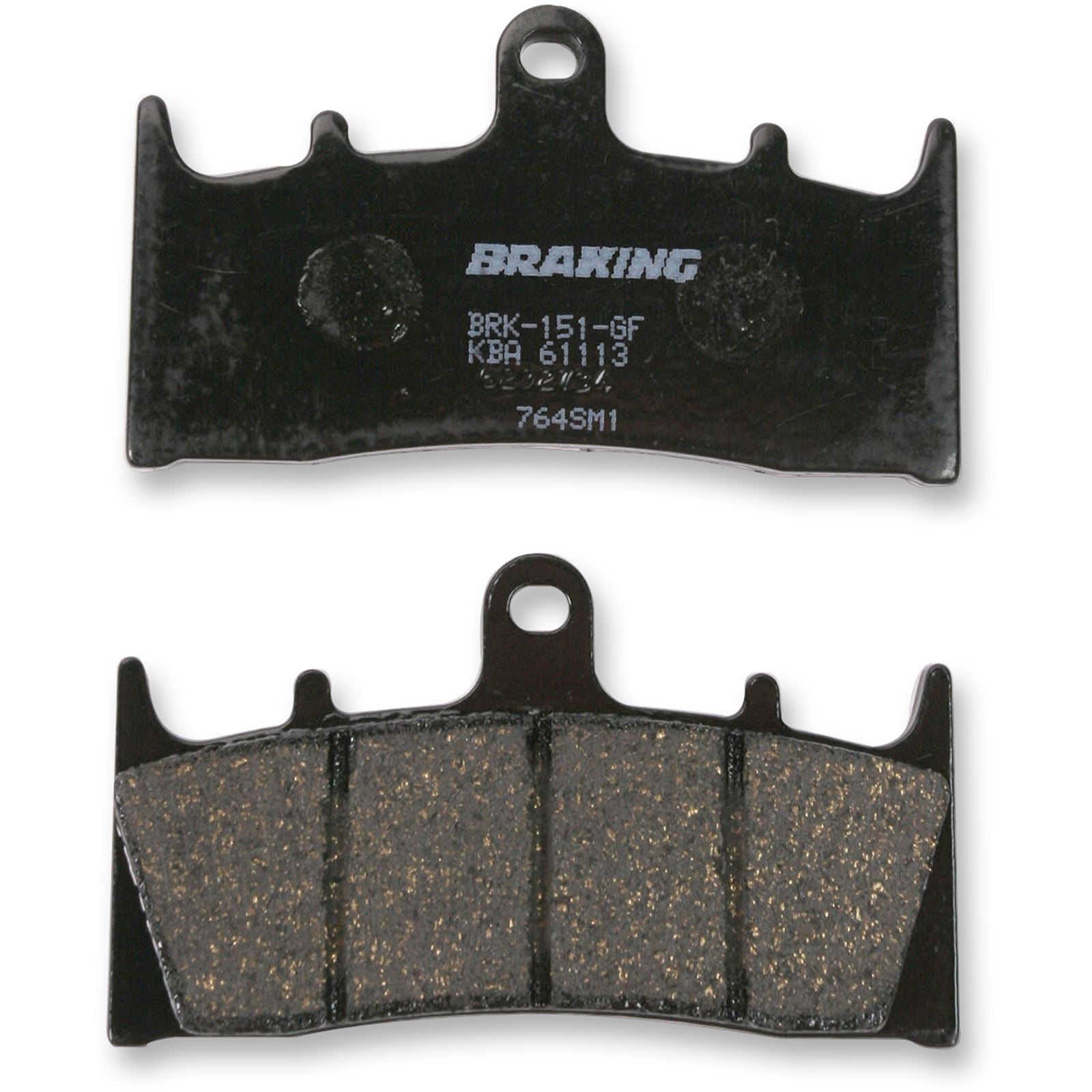 Braking Brake Pad Set Semi-Metallic [MPN: 764SM1]_355880