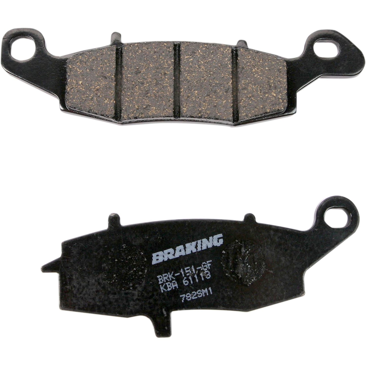Braking Brake Pad Set Semi-Metallic [MPN: 782SM1]_355727