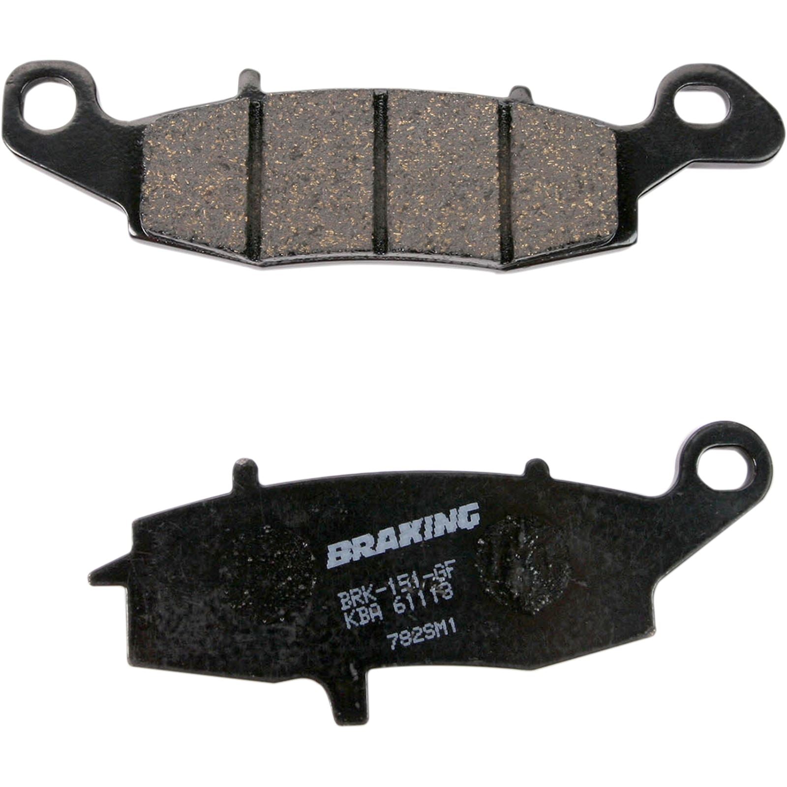 Braking Brake Pad Set Semi-Metallic [MPN: 782SM1]_355727