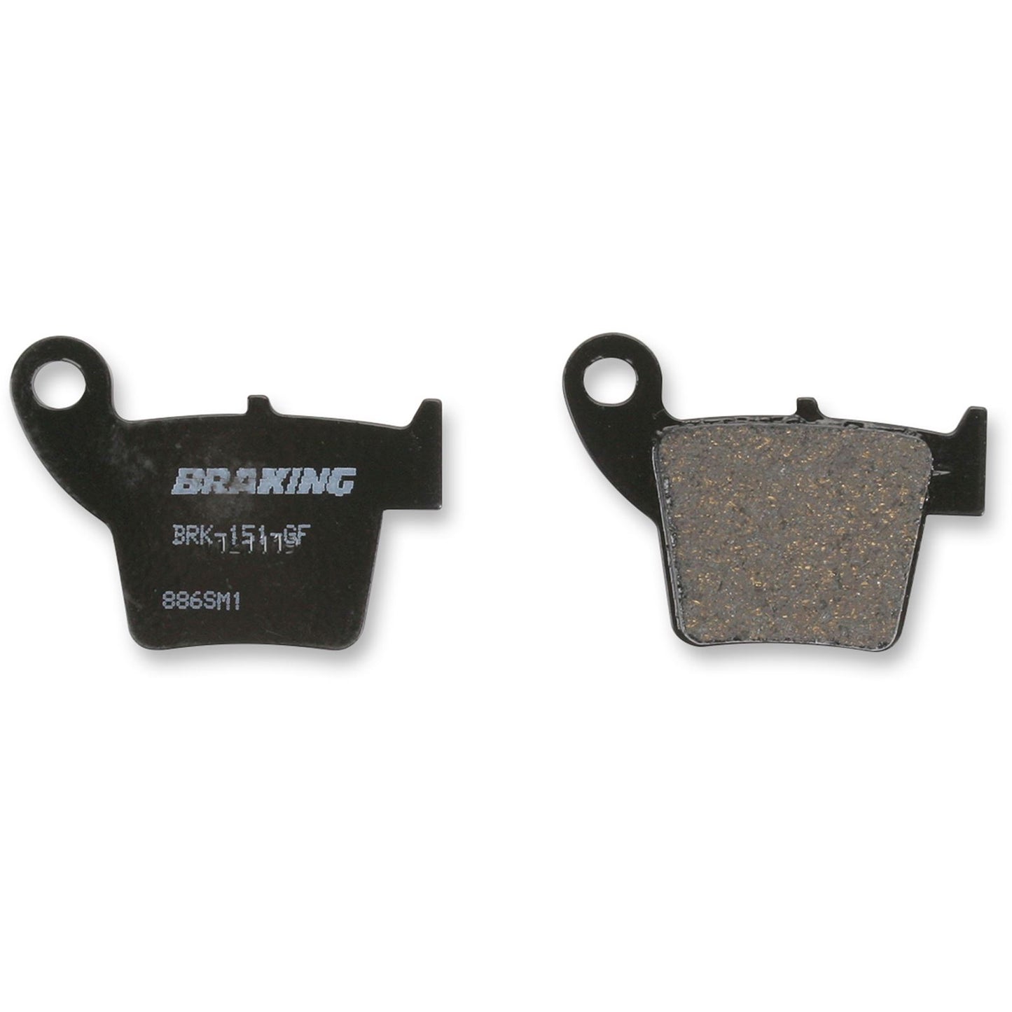 Braking Brake Pad Set Semi-Metallic [MPN: 786SM1]_355752