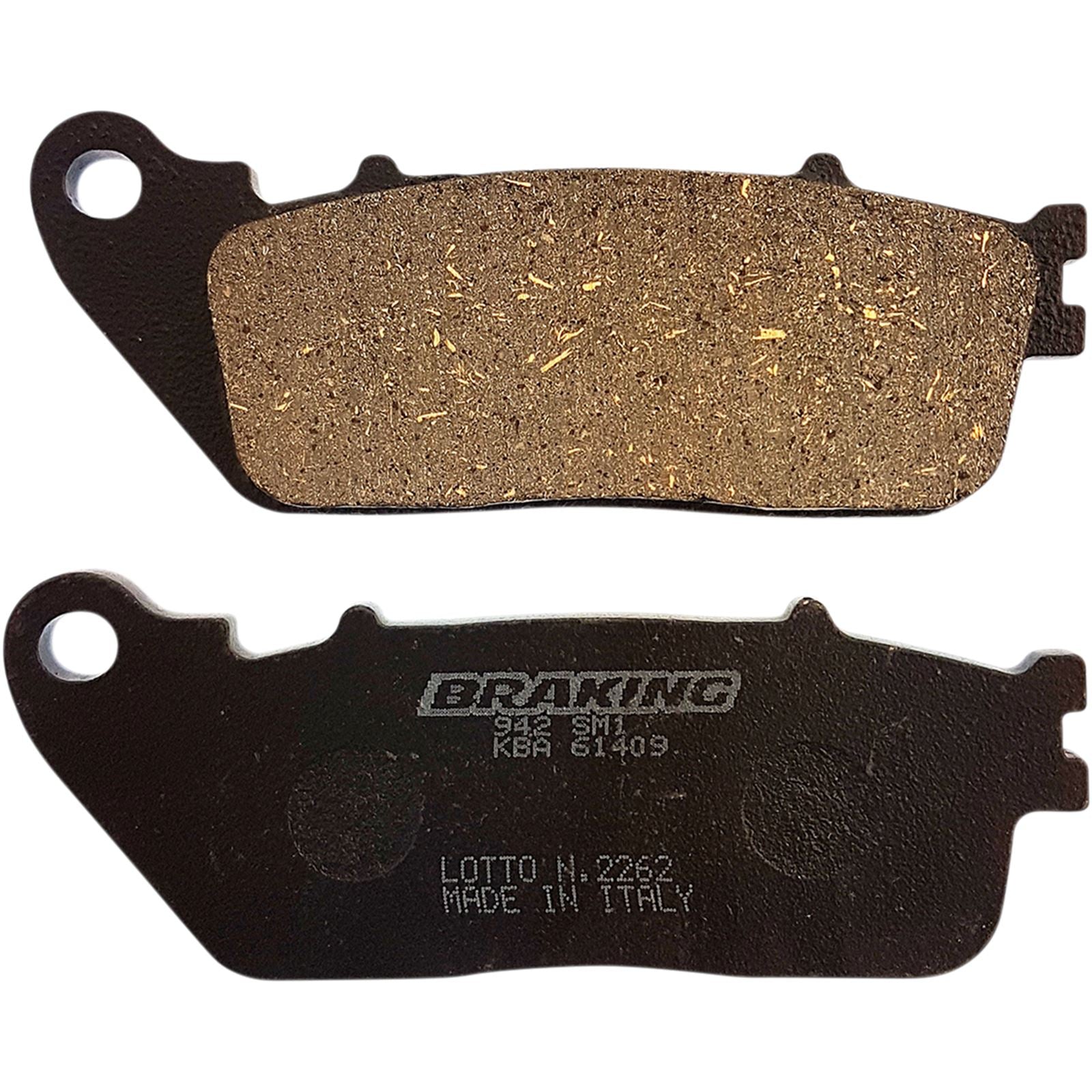 Braking Brake Pad Set Semi-Metallic [MPN: 942SM1]_355818