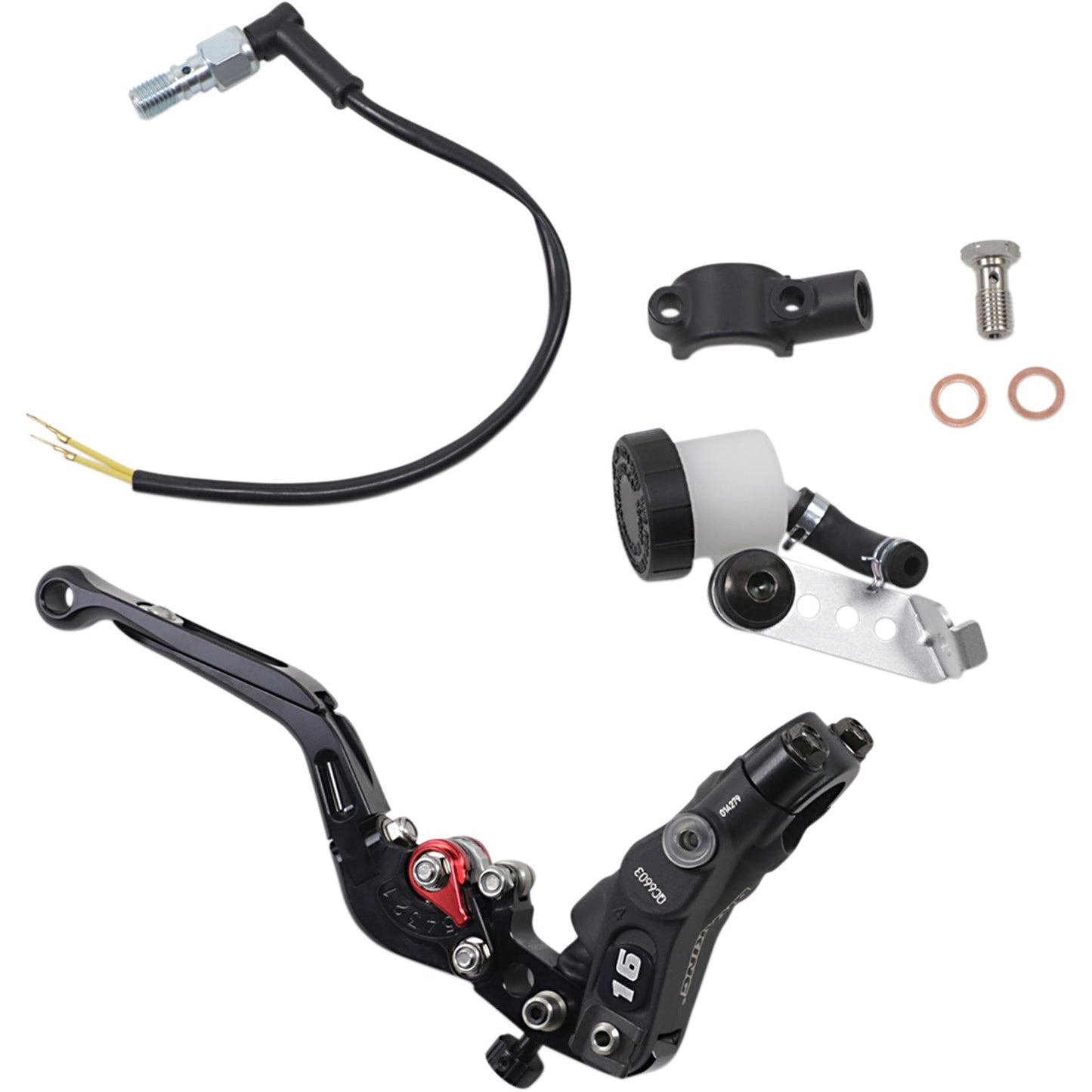 Braking Clutch Master Cylinder 16mm Lever Black [MPN: QC6603]_355422
