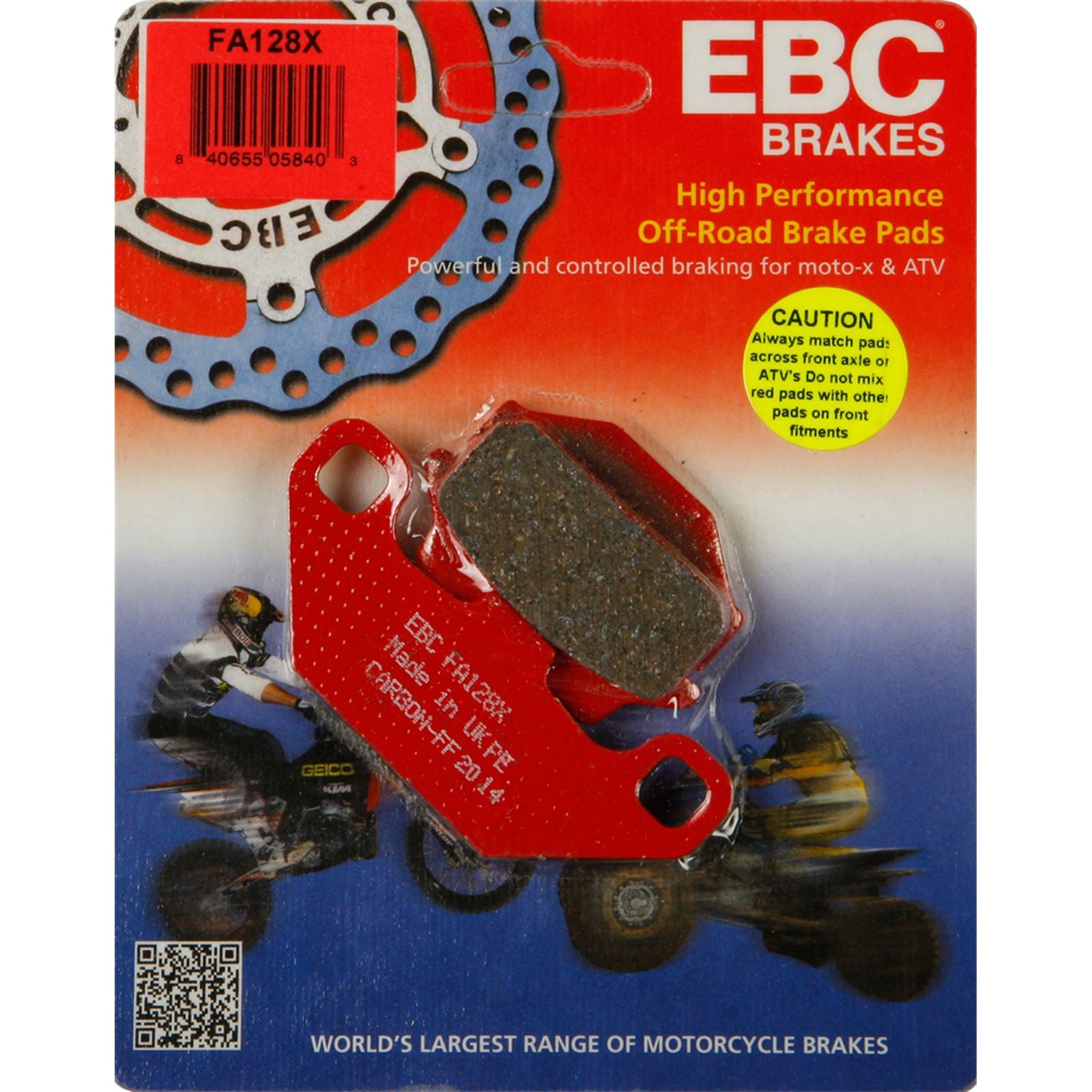 EBC Brakes Brake Pads FA128X_3440