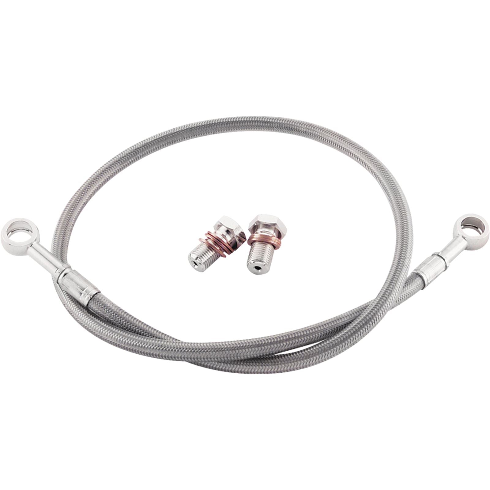 Galfer Brake Line Rear Silver Fits Kawasaki D636R_3543