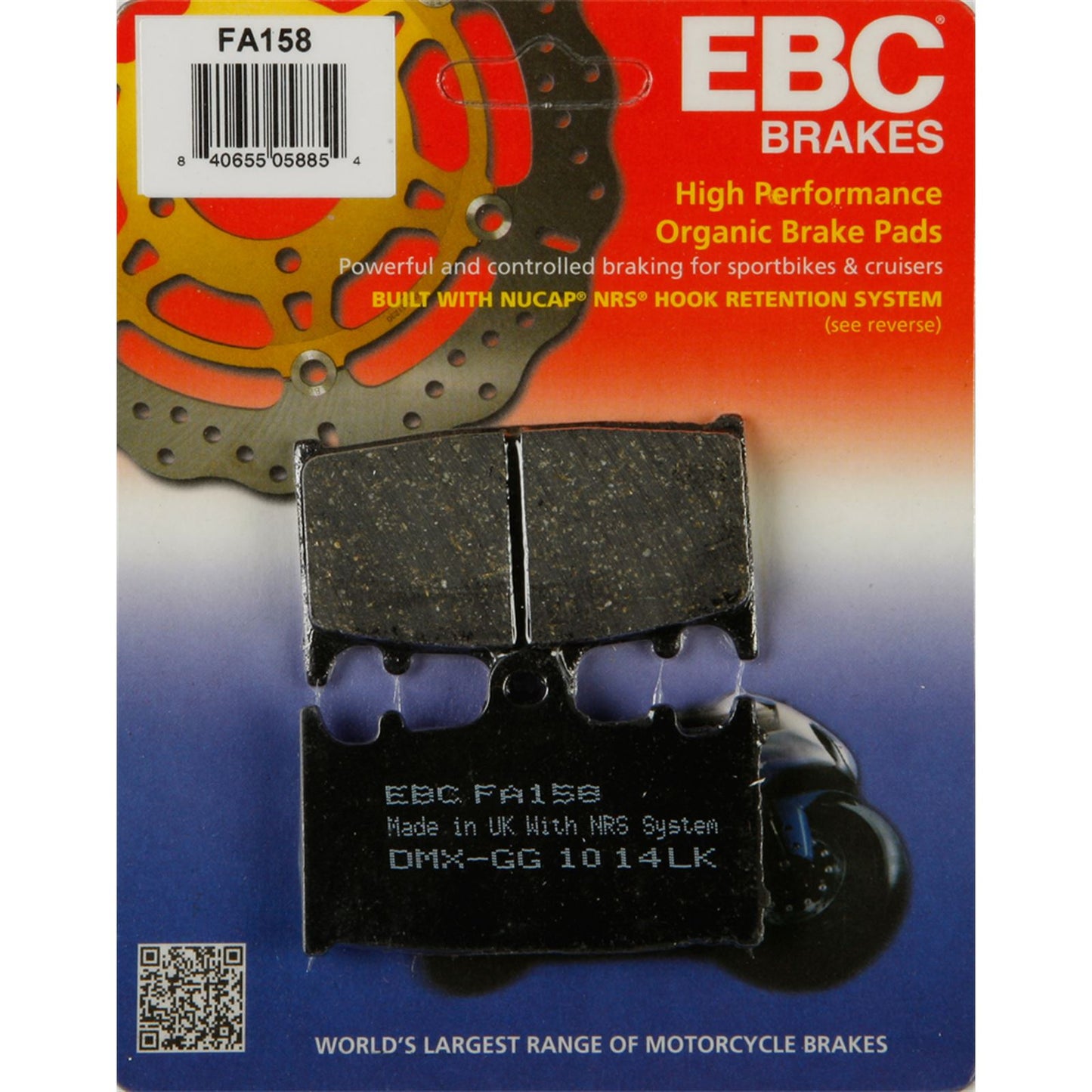 EBC Brakes Brake Pads FA158_3572