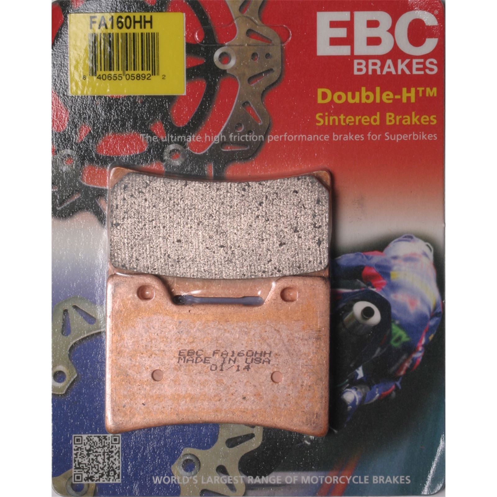 EBC Brakes Brake Pads FA160HH_3603