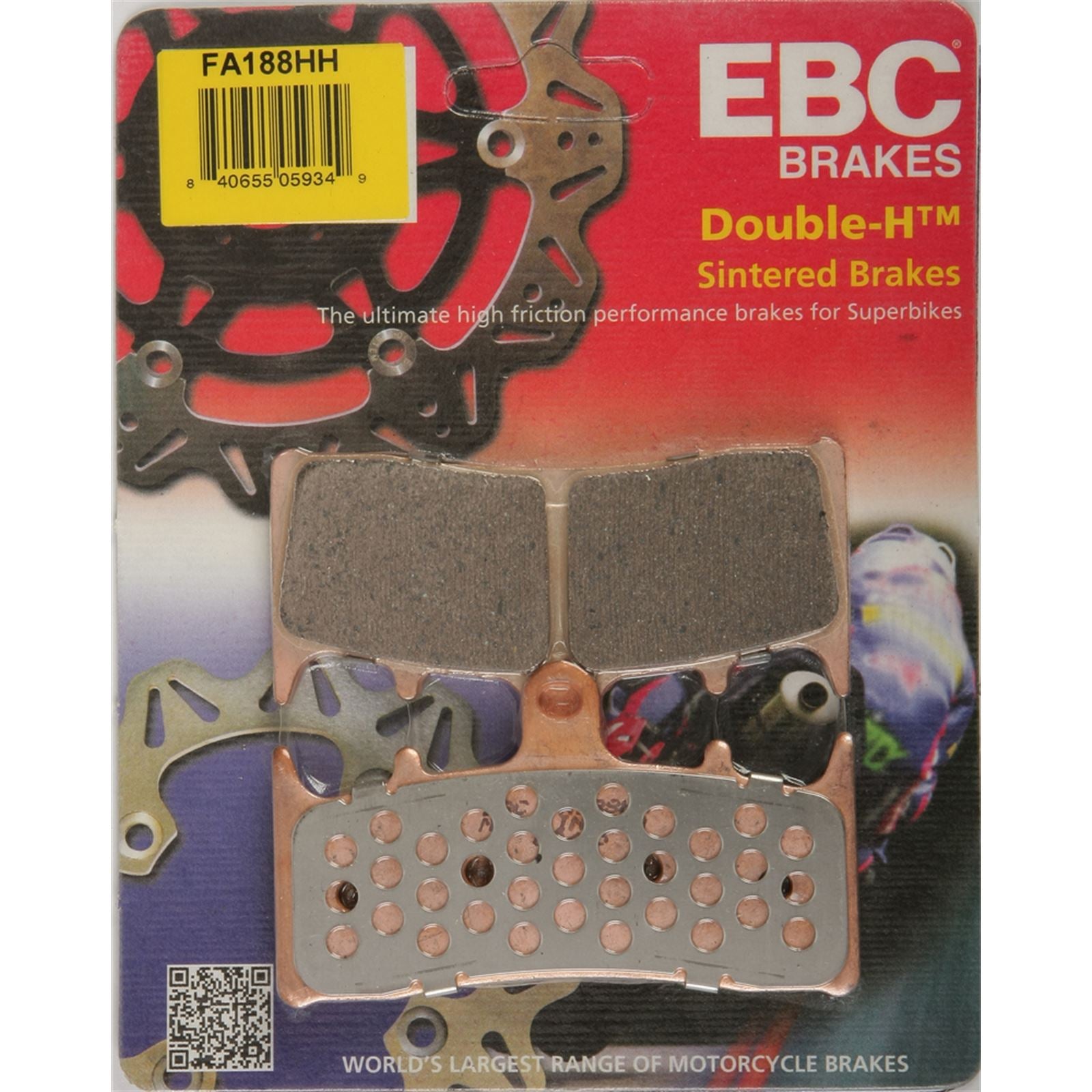 EBC Brakes Brake Pads FA188HH_3663