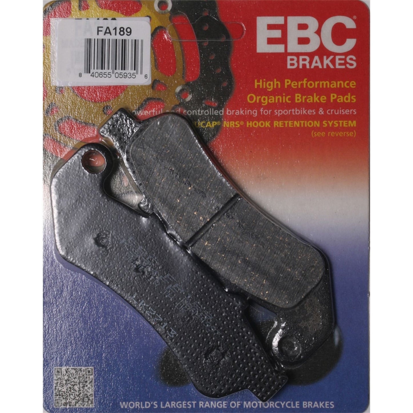 EBC Brakes Brake Pads FA189_3674