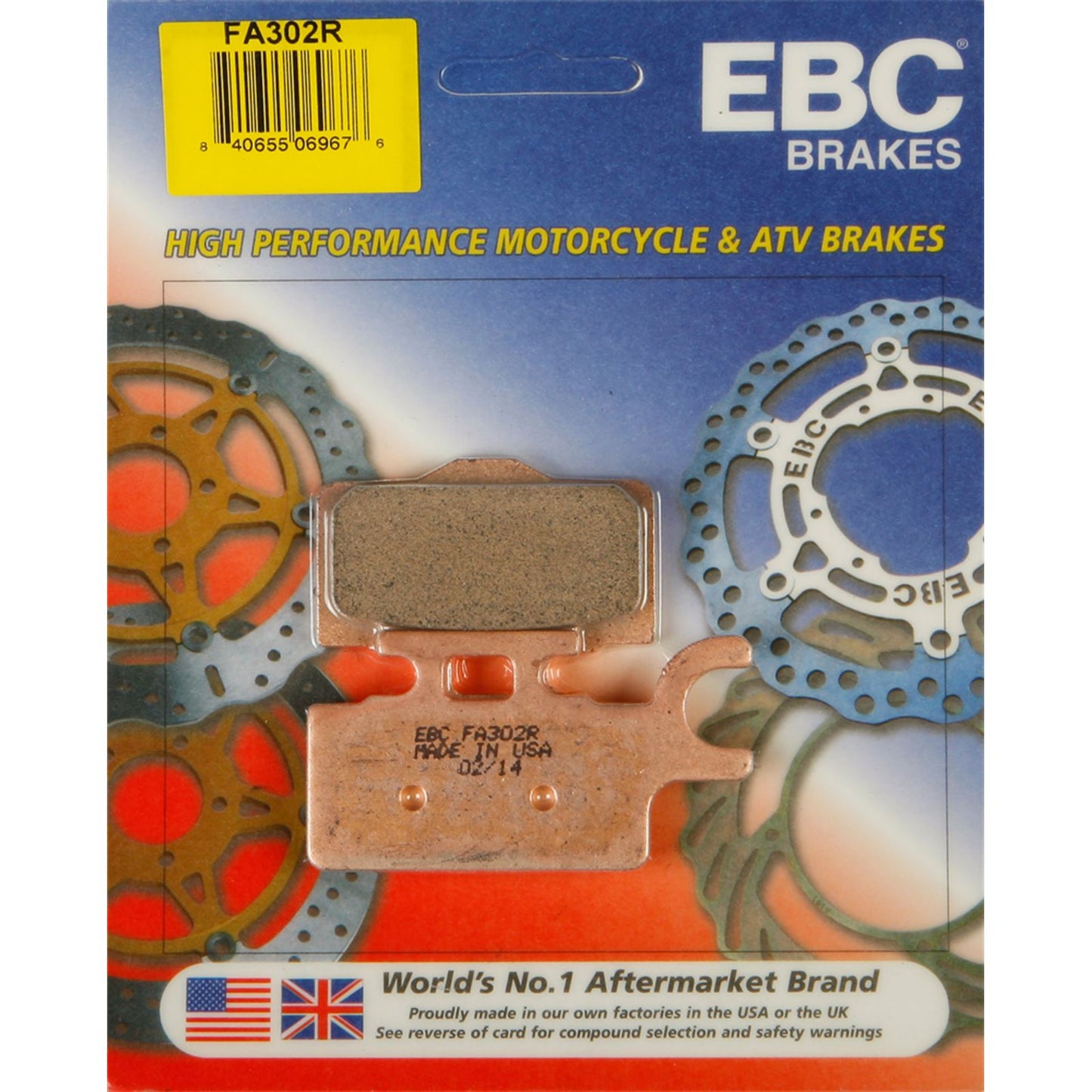 EBC Brakes Brake Pads FA302R_3810