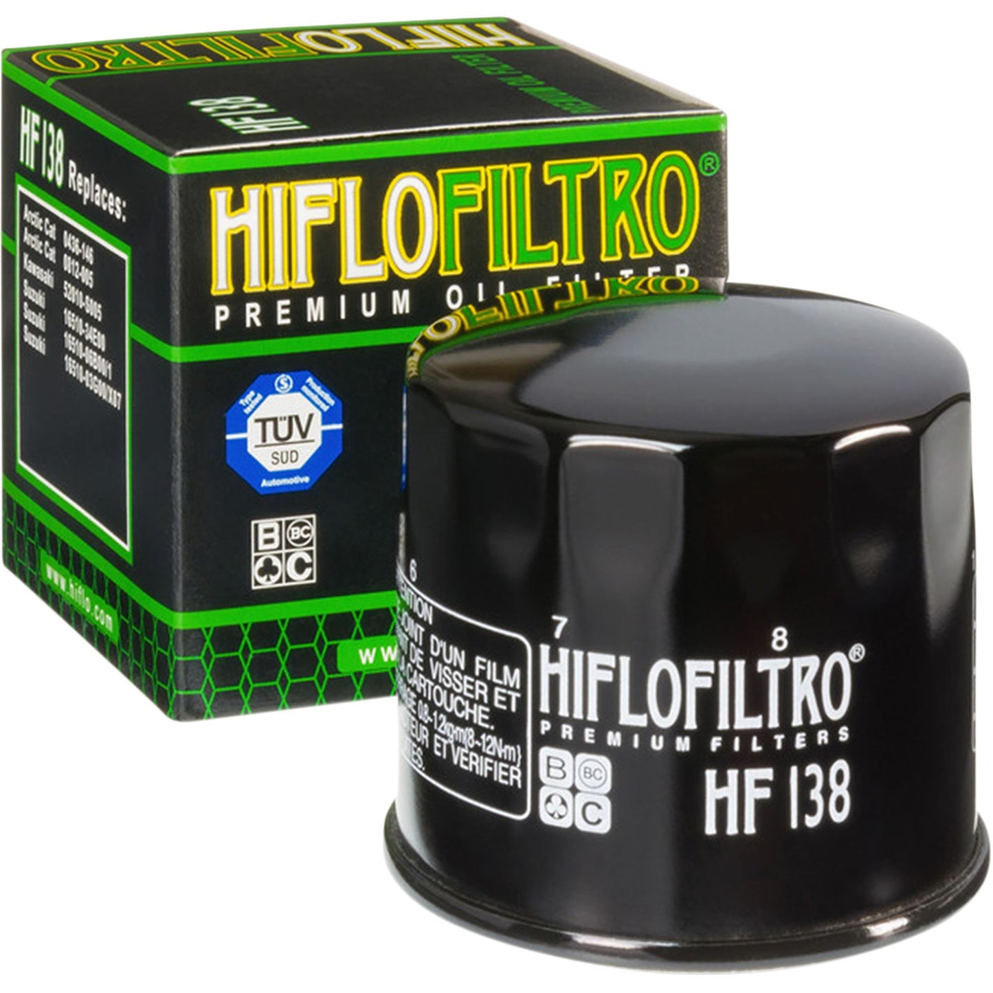 Hiflofiltro Oil Filter HF138_393555