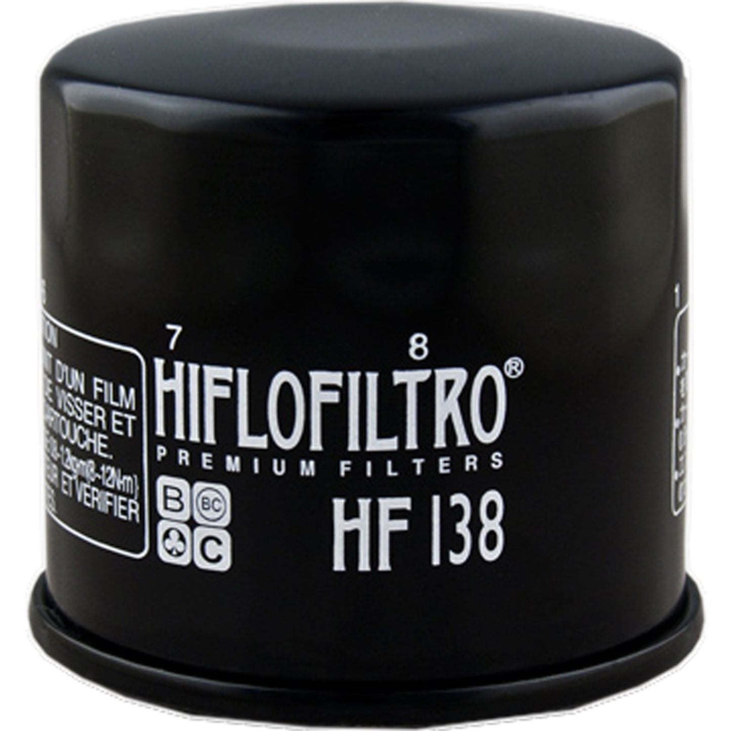 Hiflofiltro Oil Filter HF138_4895