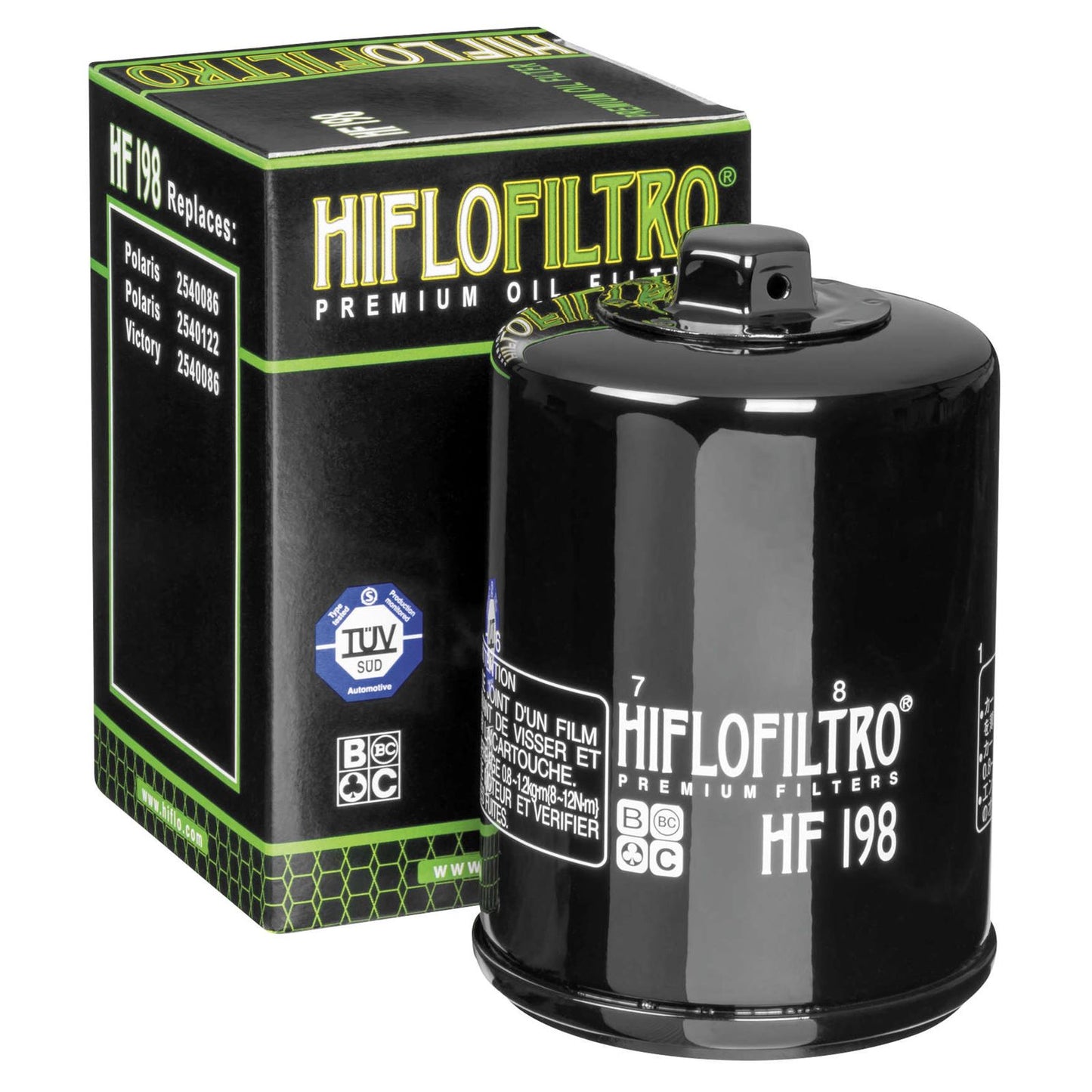 Hiflofiltro Oil Filter HF198_5244