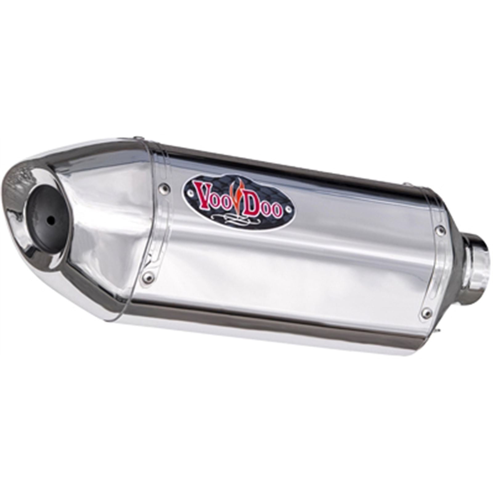 Voodoo Performance Slip-On - Polished for Kawasaki ZX6R VPEZX6RK9P_5567