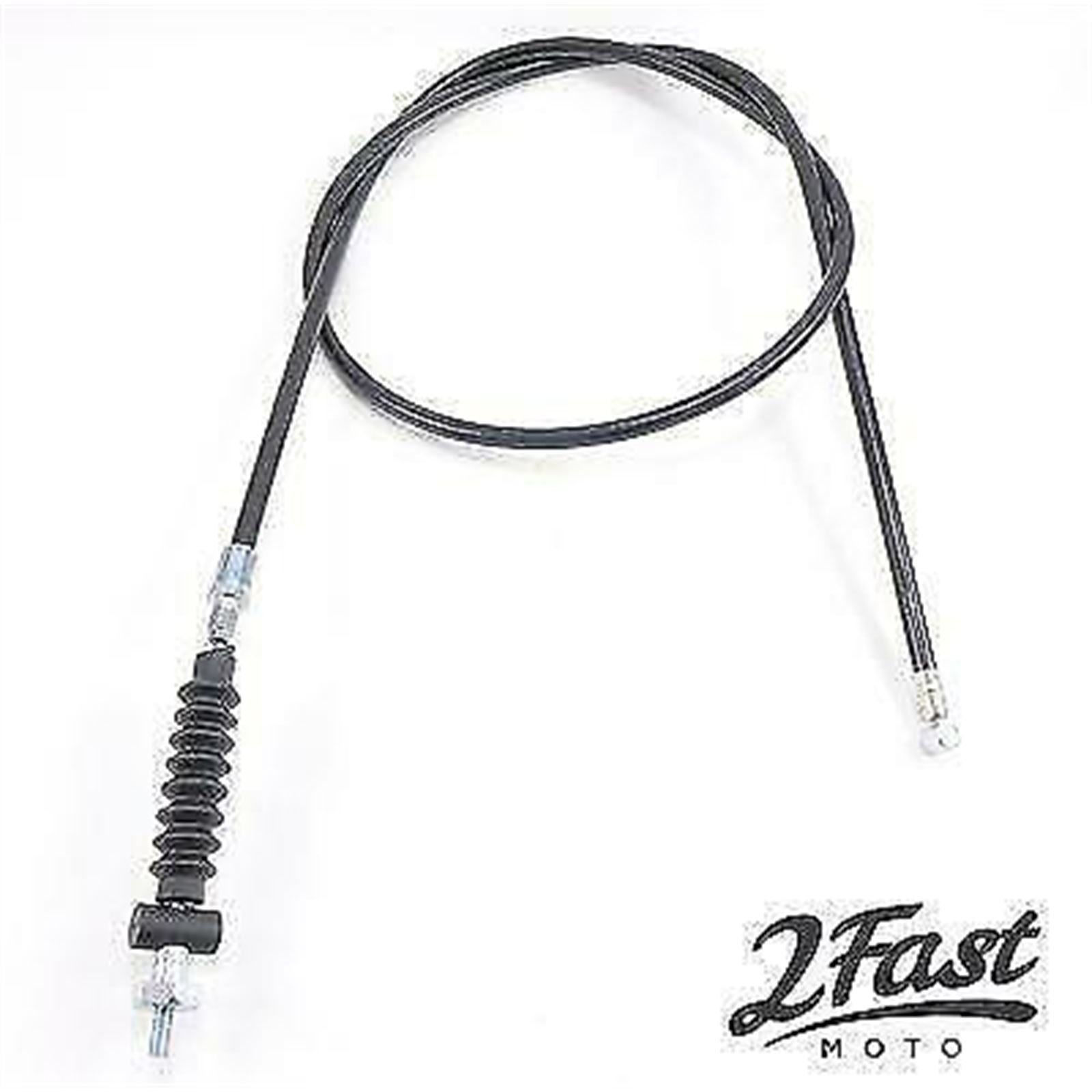 2FastMoto Front Brake Cable Black For Suzuki RV, TC, TM,  TS, 58100-28000 / 58100-28090_650936