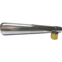 Emgo 17.5" Oval Muffler - Chrome - with Reducer Set 80-84031_6015