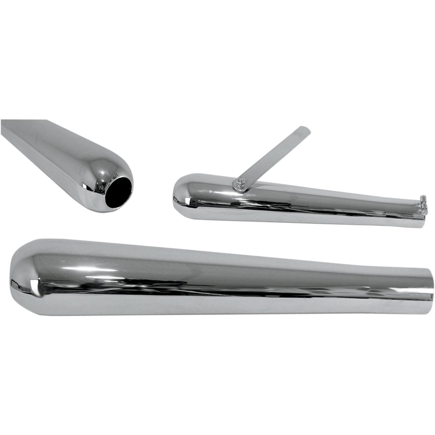 Emgo 16 1/8" Flashback Smoothy Muffler Chrome 80-84035_381730