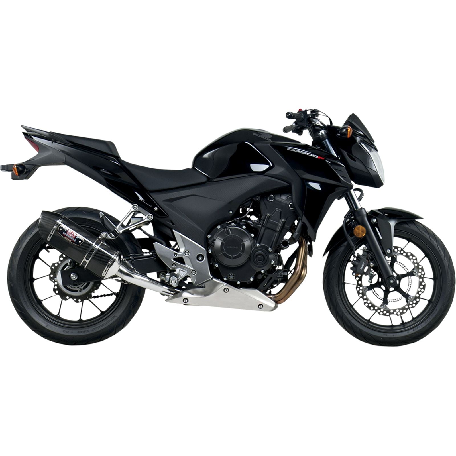 Yoshimura R-77 Street Exhaust Slip-On SS-CF-CF 1250020220_500646