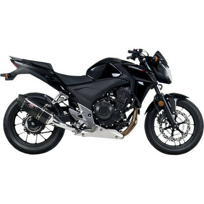 Yoshimura R-77 Street Exhaust Slip-On SS-CF-CF 1250020220_500646