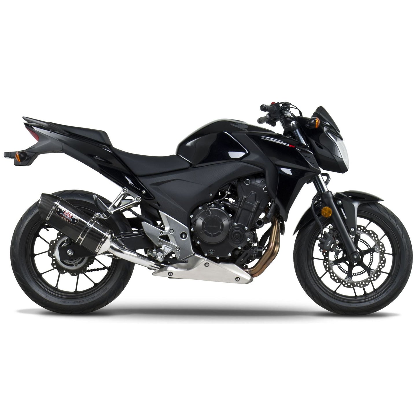 Yoshimura R-77 Street Exhaust Slip-On SS-CF-CF 1250020220_6117
