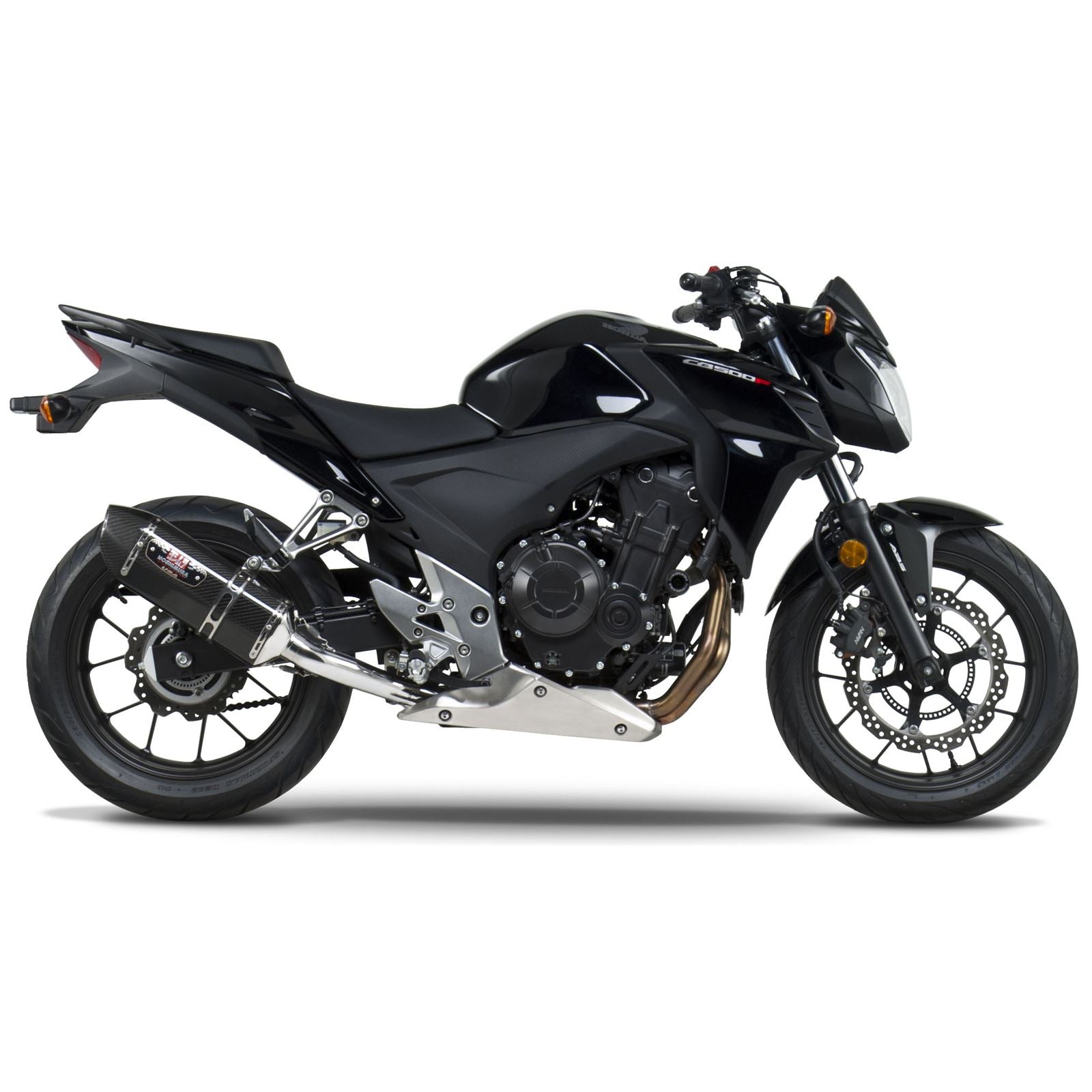 Yoshimura R-77 Street Exhaust Slip-On SS-CF-CF 1250020220_6117