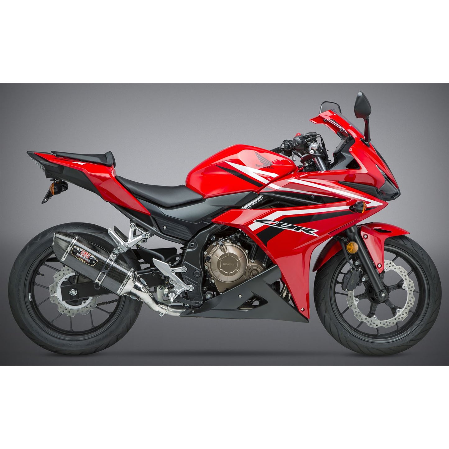 Yoshimura R-77 Signature Exhaust Slip-On SS-CF-CF 12551E0220_6154