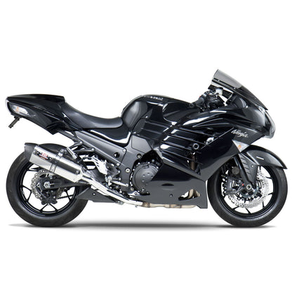 Yoshimura R-77 Race Exhaust Slip-On SS-SS-CF Dual 1414020520_6297