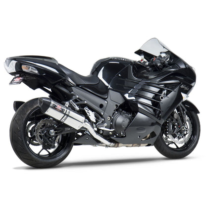 Yoshimura R-77 Race Exhaust Slip-On SS-SS-CF Dual 1414020520_6299