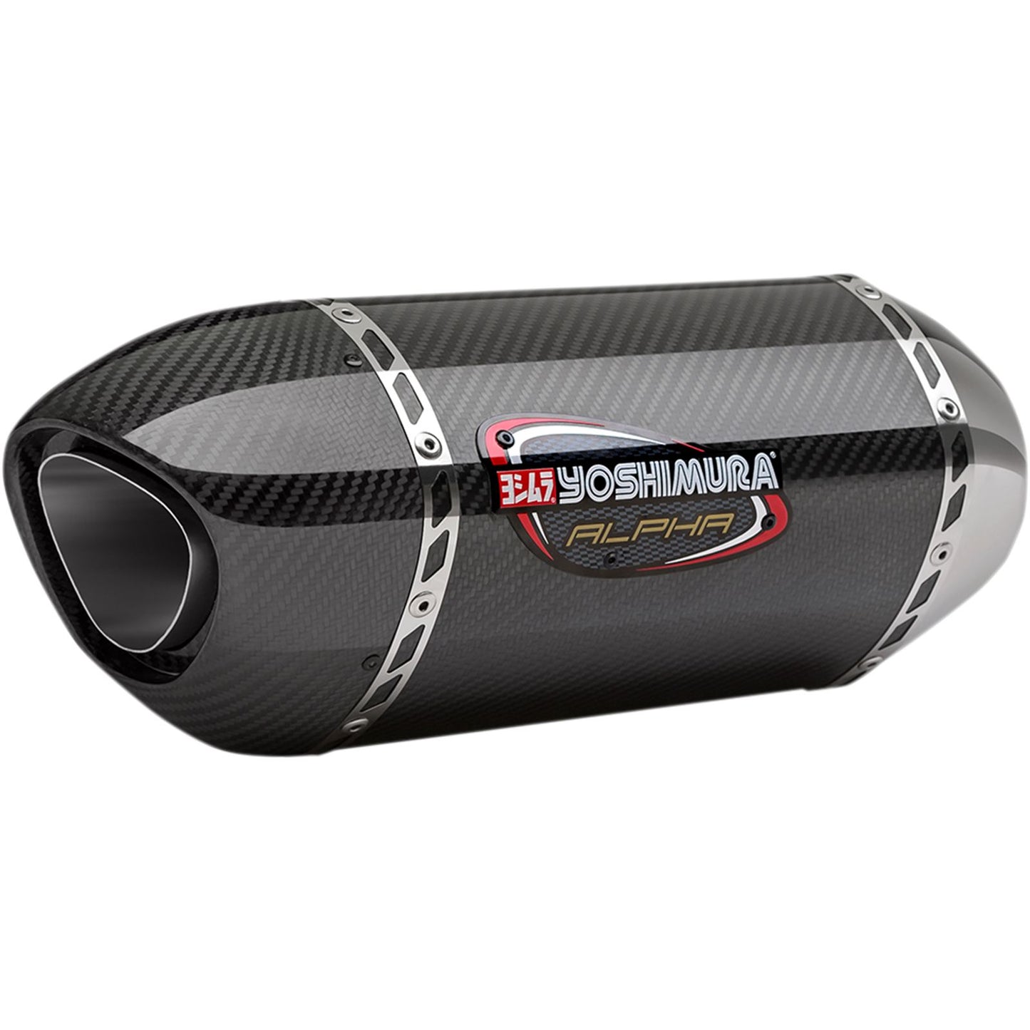 Yoshimura Alpha Signature Slip-On Exhaust SS-CF-CF 11600EM220_500723