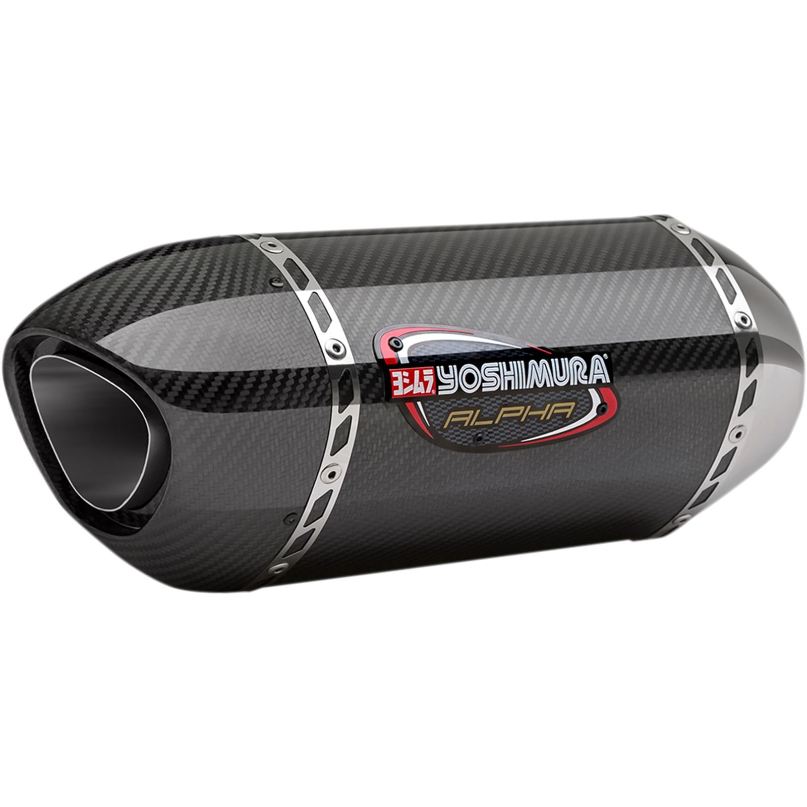 Yoshimura Alpha Signature Slip-On Exhaust SS-CF-CF 11600EM220_500723