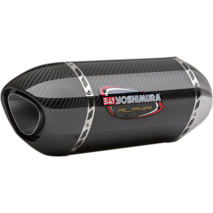 Yoshimura Alpha Signature Slip-On Exhaust SS-CF-CF 11600EM220_500723