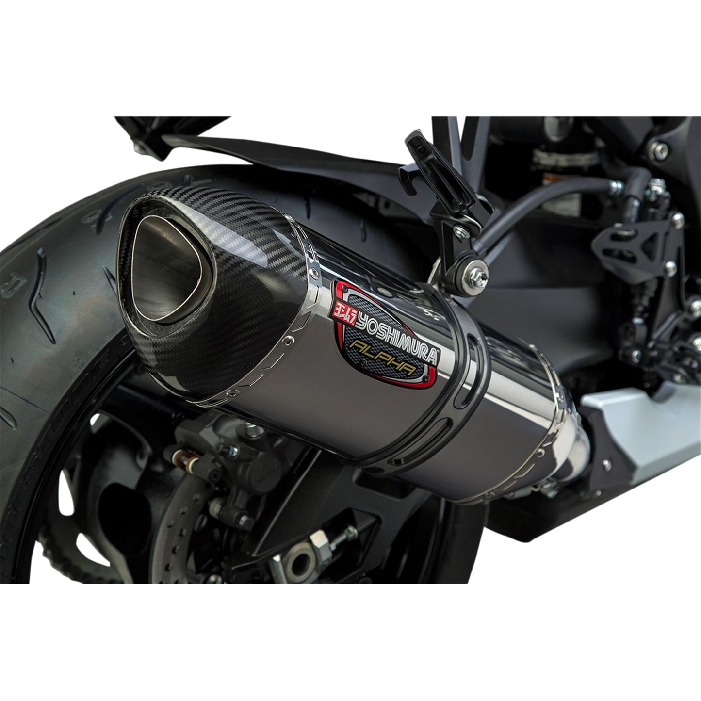 Yoshimura Alpha Signature Slip-On Exhaust SS-SS-CF 11600EM520_500727