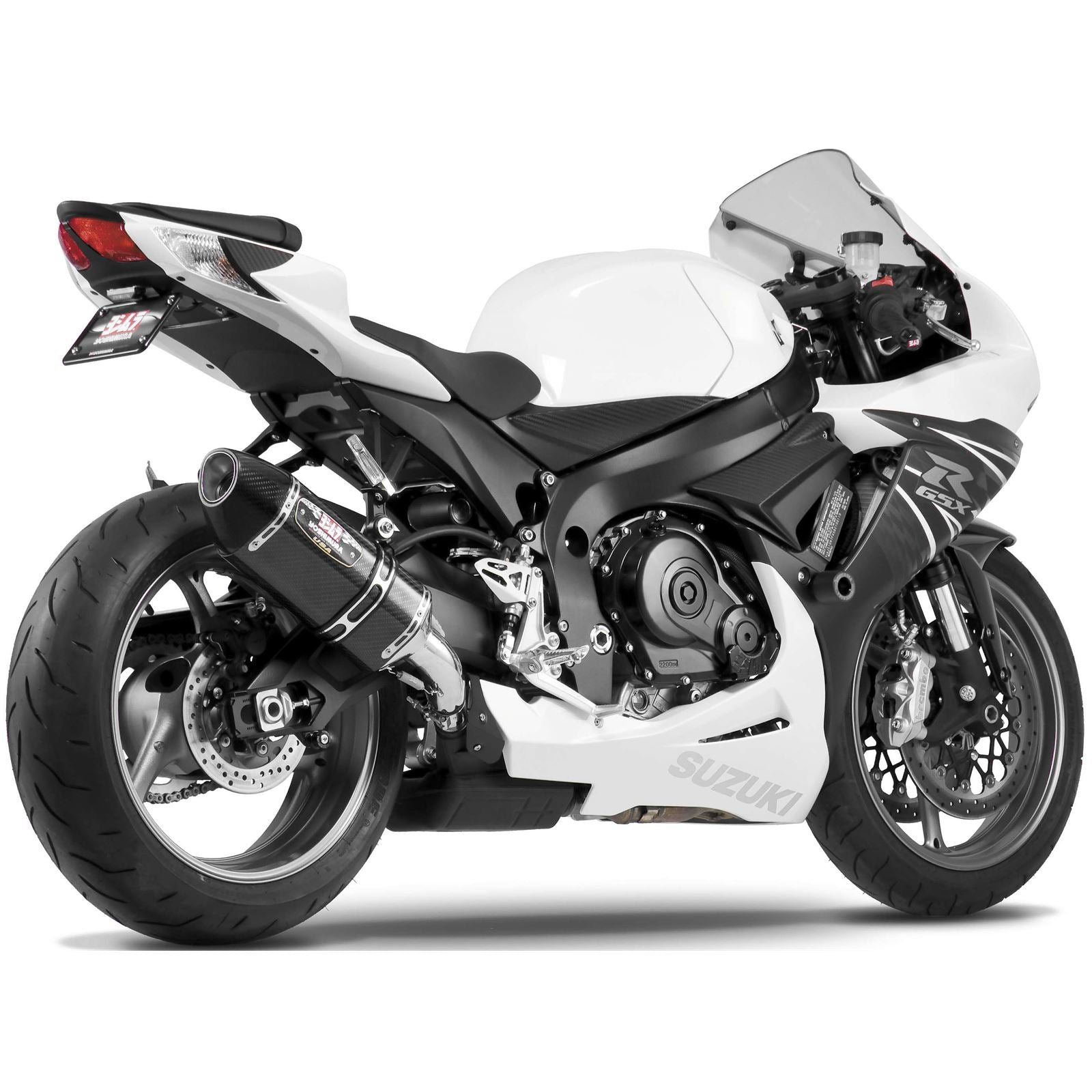 Yoshimura R-77 Street Exhaust Slip-On SS-CF-CF 1160020220_6347
