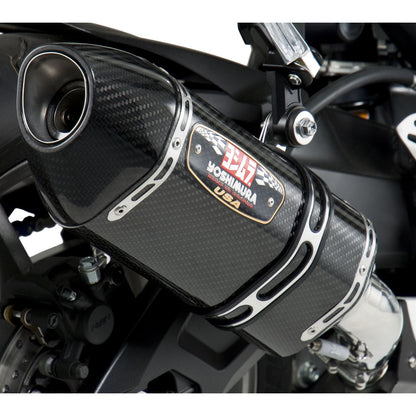 Yoshimura R-77 Street Exhaust Slip-On SS-CF-CF 1160020220_6348