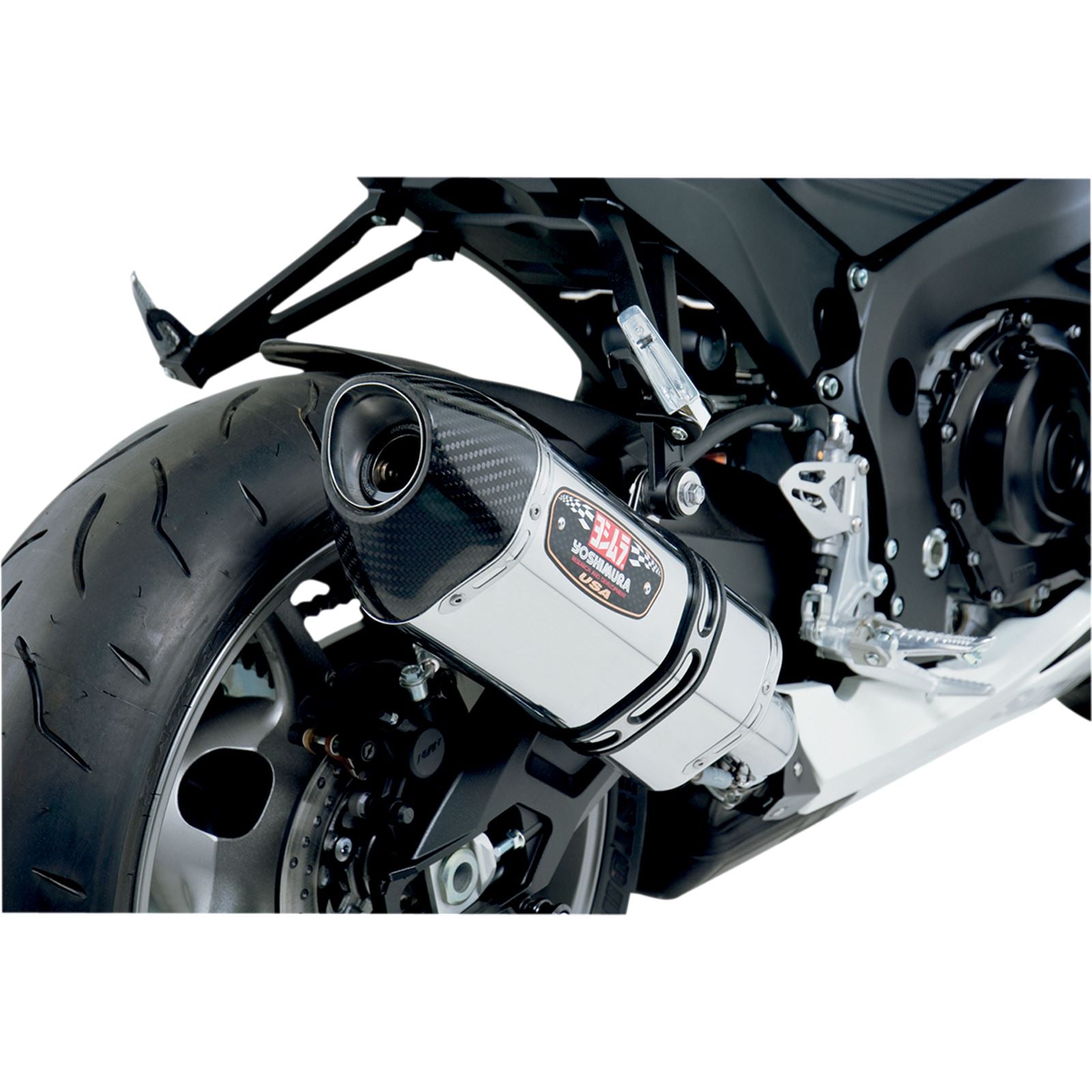 Yoshimura R-77 Street Exhaust Slip-On SS-SS-CF 1160020520_500562